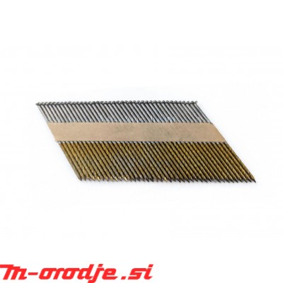 ŽEBLJI 3,1X90mm 34° NA PAPIRJU, SPIRALNI D GLAVA 3000kos