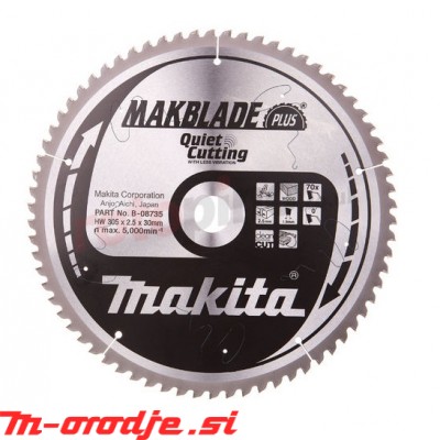 Makita žagin list 305x30mm, 70z, TCT MAKBlade Plus, B-08735