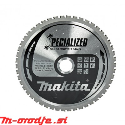 Makita TCT žagin list 235X30MM 50z B-17675 / B-33582 za sendvič panel