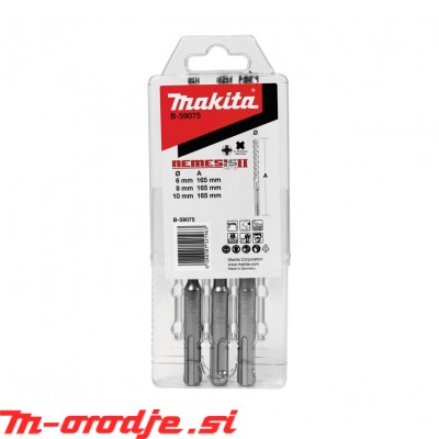 Makita set svedrov Nemesis B-59075 6,8,10x160mm