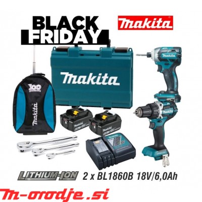 Makita DTD148RGE + DDF484 akumulatorski set BLACK FRIDAY 2020