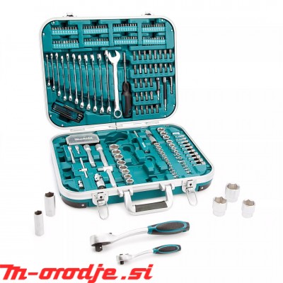 Makita set vijačenje 227 kos v kovčku P-90532