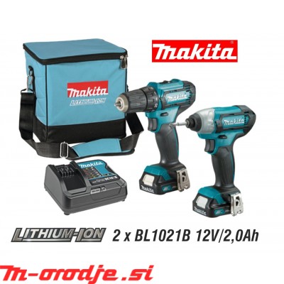 Makita CLX224SA set 10,8V/2,0Ah CTX