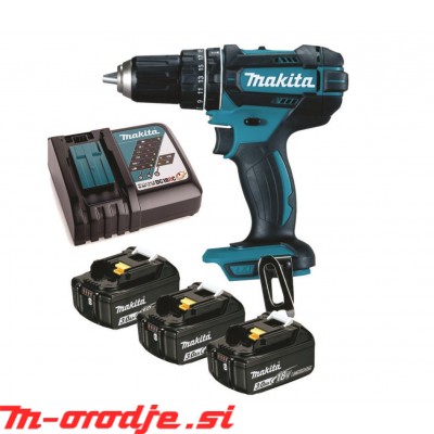 Makita DDF482RFE3 akumulatorski vrtalni vijačnik, 18V