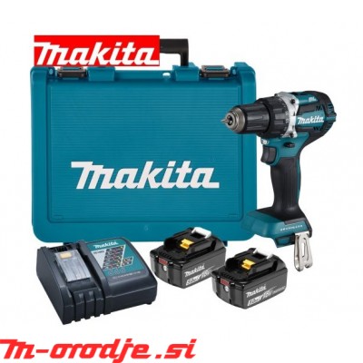 Makita DDF484RTE akumulatorski vijačnik, 18V, BL 5,0Ah