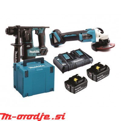 Makita DDF484Z-DHRX2 akumulatorski set, 18V, 5,0Ah