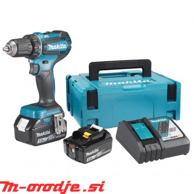 Makita DDF485RFJ akumulatorski vrtalni vijačnik, BL, 18V