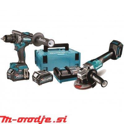 Makita DF001GD201 + GA005GZ akumulatorski set XGT, 40V, BL