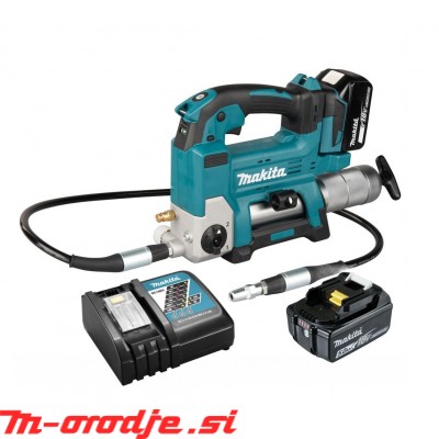 Makita DGP180RTC akumulatorska pištola za mast,18V, 2x18V/5,0Ah,