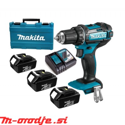 Makita DHP482RFE3 akumulatorski vibracijski vijačnik, 18V