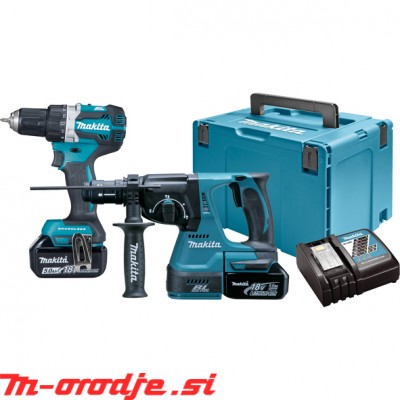 Makita DLX2191TJ akumulatorski set, 18V, BL