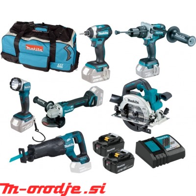 Makita DLX6088T akumulatorski set, BL, 18V