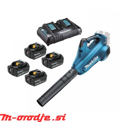 Makita DUB362PT4X akumulatorski puhalnik 18V+18V, 5,0Ah