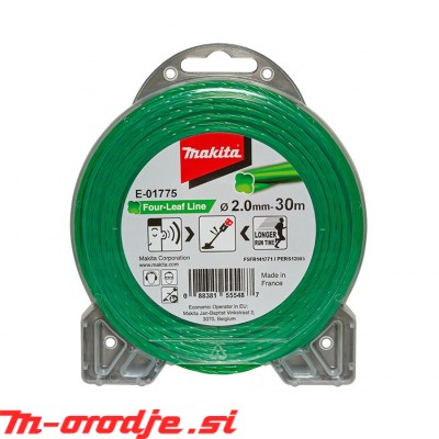 Makita nitka najlonska 2,0mm/30m DETELJICA ZELENA E-01775