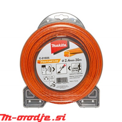 Makita nitka najlonska 2,4mm/30m DETELJICA ORANŽNA E-01806