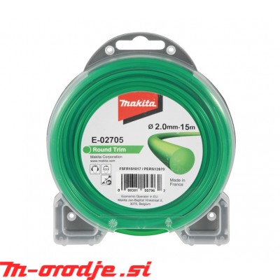 Makita nitka najlonska 2,0mm/15m OKROGLA ZELENA E-02705