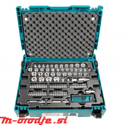 Makita 120 delni set ročnega orodja E-08713 v Makpac 1 kovčku