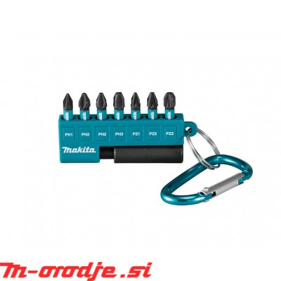 Makita 8 delni set IMPACT BLACK nastavkov na obesku E-11994