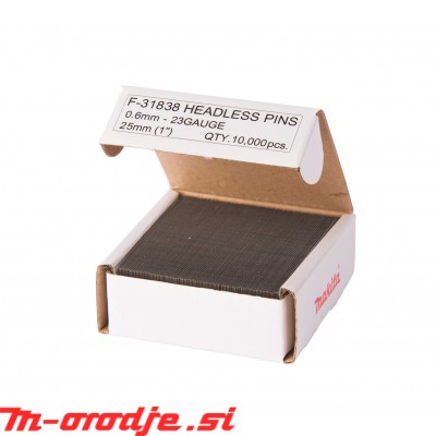 MAKITA Žebljički 25mm-10.000kos F-31838 