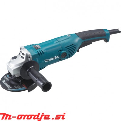 Makita GA5021C električni kotni brusilnik 125mm, 1450W, SJS 