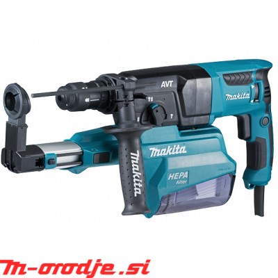 Makita HR2651T električno vrtalno kladivo z odsesevanjem, 800W
