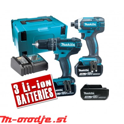 Makita DLX2131JX1 akumulatorski set 