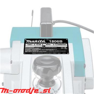 Makita nazivna ploščica 854895-1 ZA 1806B
