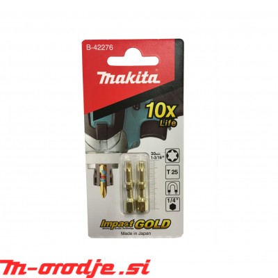 Makita vijačni nastavek T25 x 30mm Impact GOLD 2/1 