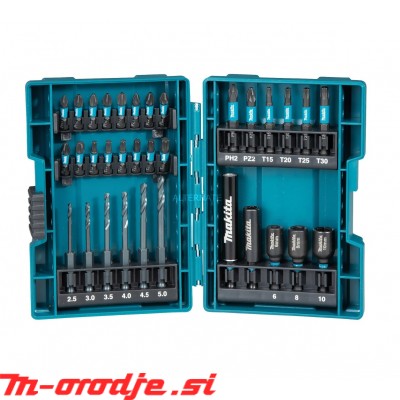 Makita 33 delni set nastavkov IMPACT za vijačenje  B-66896