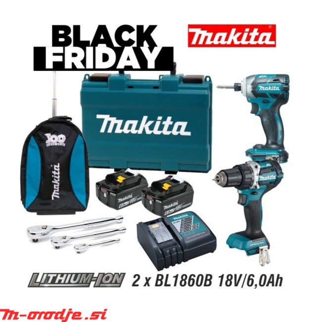 Makita DTD148RGE + DDF484 akumulatorski 