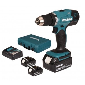 Makita DDF453RFE3 akumulatorski vrtalni vijačnik, 18V