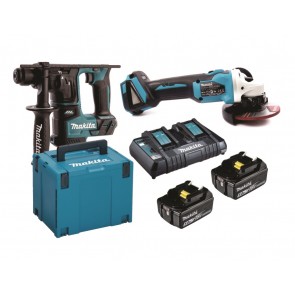 Makita DDF484Z-DHRX2 akumulatorski set, 18V, 5,0Ah