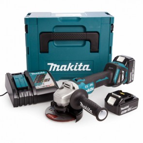 MAKITA DGA513RTJ AKUMULATORSKI KOTNI BRUSILNIK 18V, LXT, BL,  3.000 - 8.500 min-1