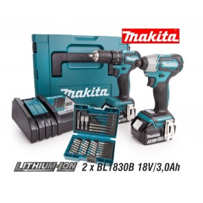 Makita DLX2221JX2 akumulatorski set, 18V, BL