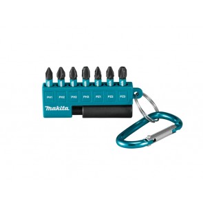 Makita 8 delni set IMPACT BLACK nastavkov na obesku E-11994