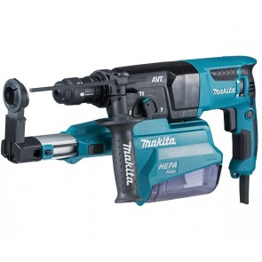 Makita HR2651T električno vrtalno kladivo z odsesevanjem, 800W