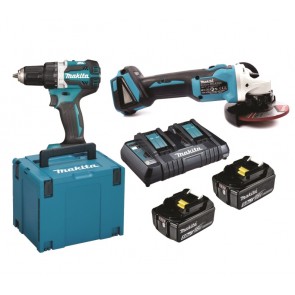 Makita DDF484Z-DGAX2 akumulatorski set, 18V, 5,0Ah 