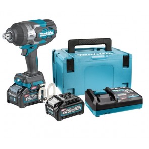 Makita TW001GM201 Akumulatorski udarni vijačnik 40V, XGT, 3/4"  1800Nm, 2xBL4040, DC40RA, MAKPAC 3